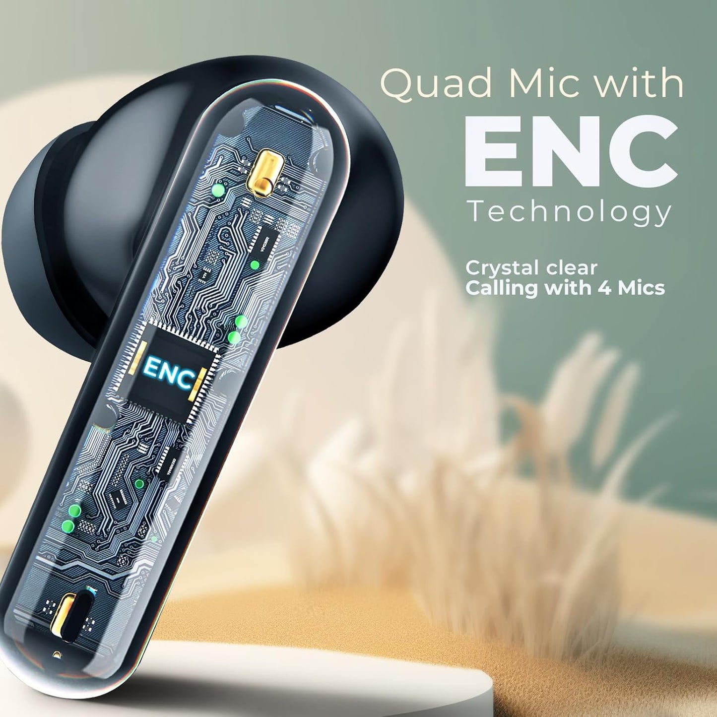 beatXP Tune XPods Bluetooth True Wireless in Ear Buds with 50H Playtime
