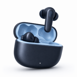 Metron Nord Buds 3r TWS Earbuds up to 54 Hours Playback, 2-mic Clear Calls, 3D Spatial Audio, AI Translation, 12.4mm Drivers, Dual-Device Connectivity, 47ms Low Latency - Aura Blue