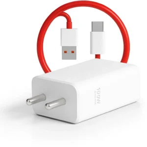 Metron 100W USB-C Fast Charger Adapter with Type-C Cable | Super Fast Charging | Universal Compatibility | White