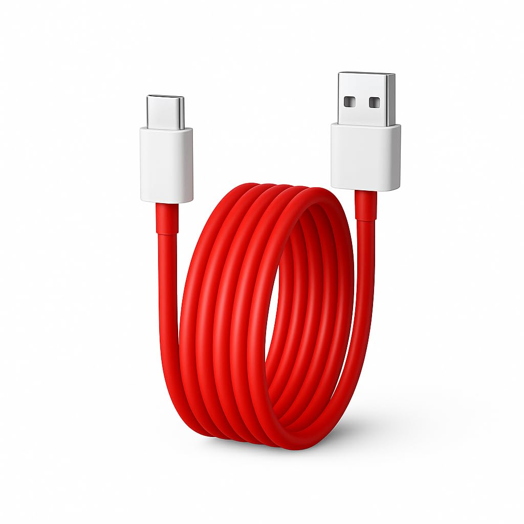 Metron Ultra Fast Charging Cable for OnePlus USB-A to Type-C WARP/Dash Compatible