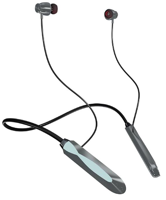 Metron Wireless Bluetooth Neckband Earphones | Magnetic Earbuds | HD Sound | Long Battery Backup | Sports Neckband with Mic