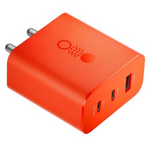 Metron ULTRADART 65 W GaN 6.5 A Wall Charger for Mobile (Orange)