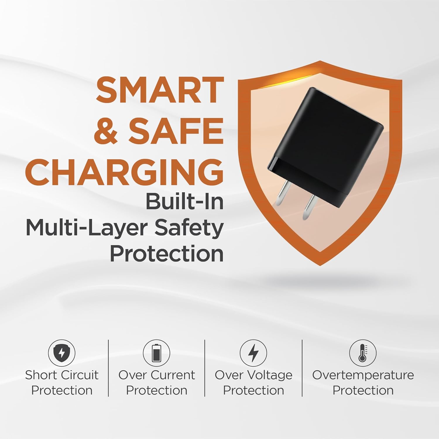 Metron 45W GaN Fast Charger with Retractable Cable | PD 3.0 PPS | Dual Port USB-C + USB-A - Image 3