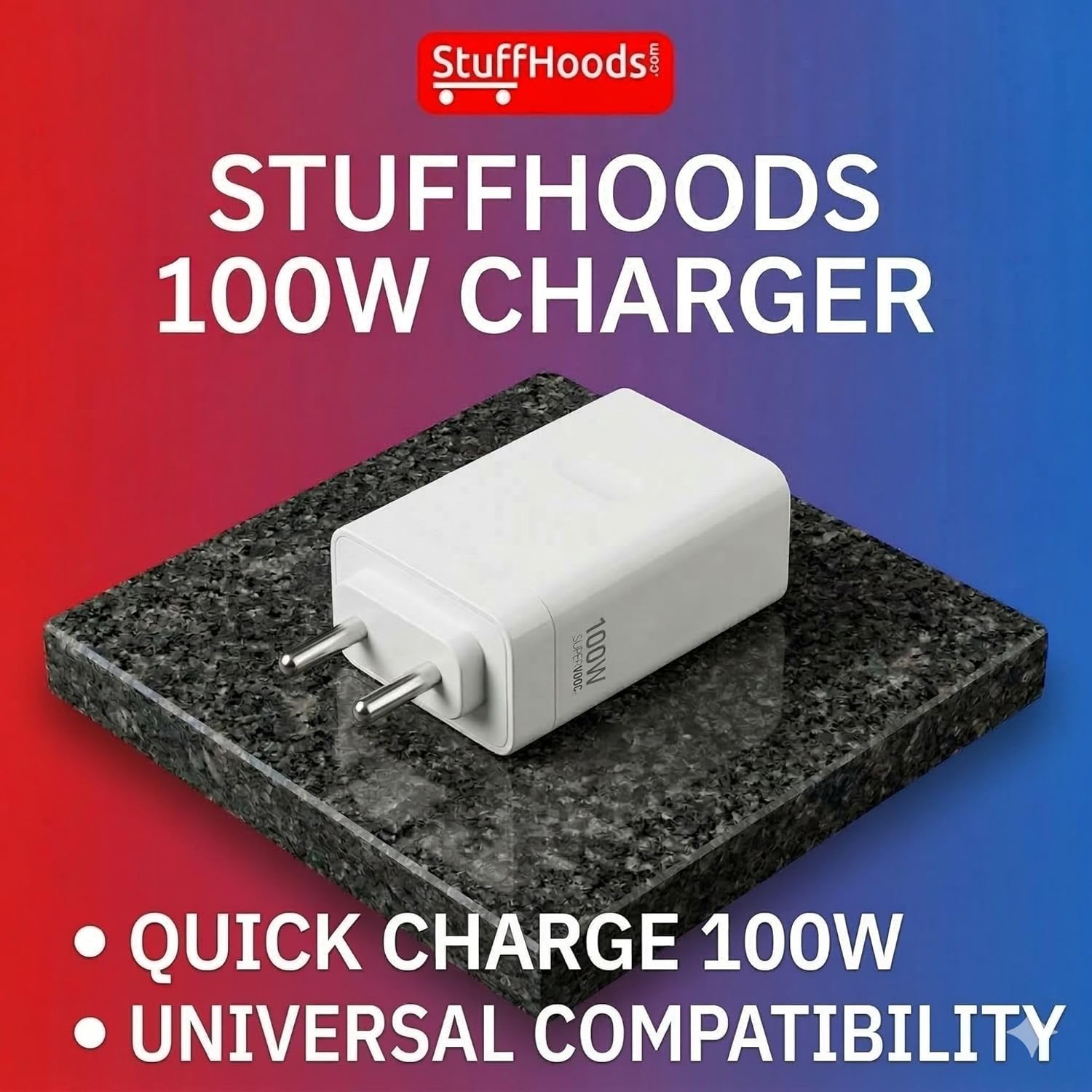 Metron 100W Charger Adapter for Fast Charging | 100W Warp/Dash/Adapter Compatible for Oneplus 13/13R/12/12R/11/11R/10/10 - Image 2