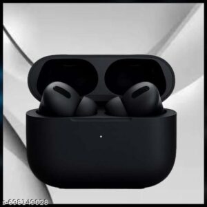 Metron Wireless Bluetooth Earbuds with Charging Case | TWS Noise Isolation Earphones | Touch Control | Black