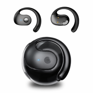 Metron Wireless Bluetooth Earbuds | Open-Ear Sports Earphones with Charging Case | HD Sound & Long Battery Life
