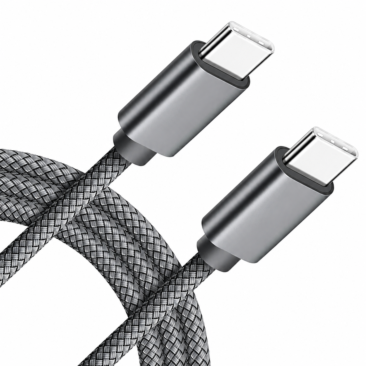 Metron Type C Fast Charging Cable | Braided USB C Data Cable | High Speed Charging & Data Sync Cable