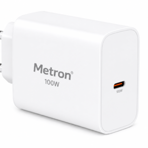 Metron 100W Charger Adapter for Fast Charging | 100W Warp/Dash/Adapter Compatible for Oneplus 13/13R/12/12R/11/11R/10/10 Pro/9/8/ 8T/7/Nord/CE 3 & Other Devices by StuffHoods- White