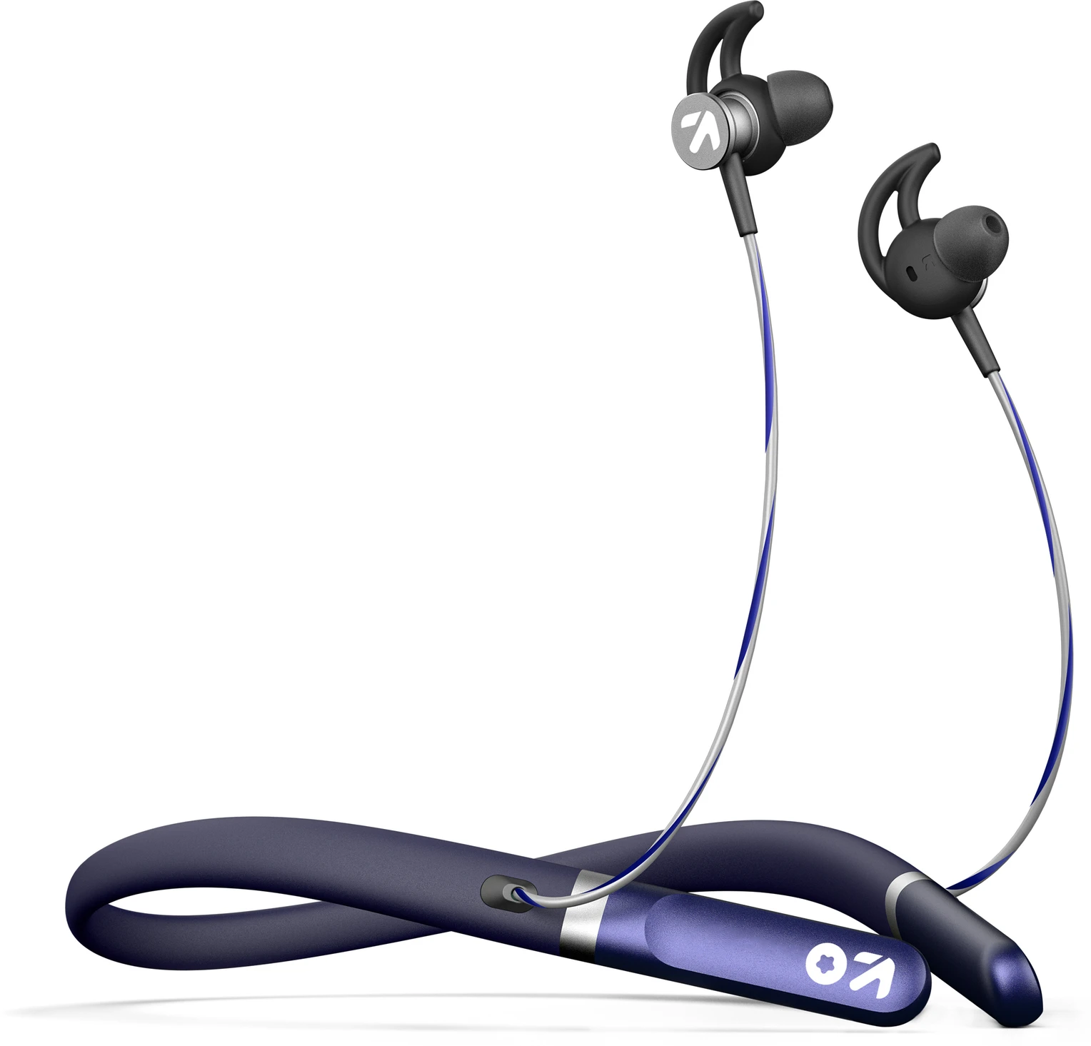 Metron Wireless Bluetooth Neckband Earphones with Deep Bass, Magnetic Earbuds & Long Battery Backup