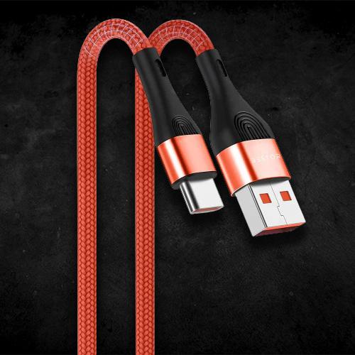 Braided Type-C Fast Charging Data Cable with High-Speed Sync Support