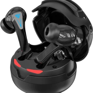 Metron Gaming Bluetooth TWS Earbuds with RGB LED Case, Low Latency Mode, Deep Bass & HD Calling