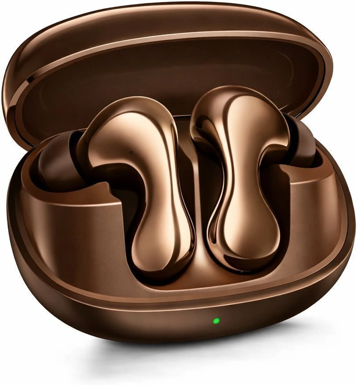 Metron Luxury Metallic TWS Earbuds with Deep Bass & Smart Charging Case