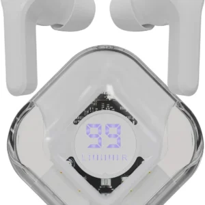 Metron TW301 Wireless Earbuds with LED Display Charging Case | Bluetooth 5.3 TWS Earbuds | ENC Noise Cancellation & Fast Charging
