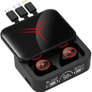 Wireless TWS Earbuds with LED Battery Display, Slide Charging Case & Deep Bass Stereo Sound