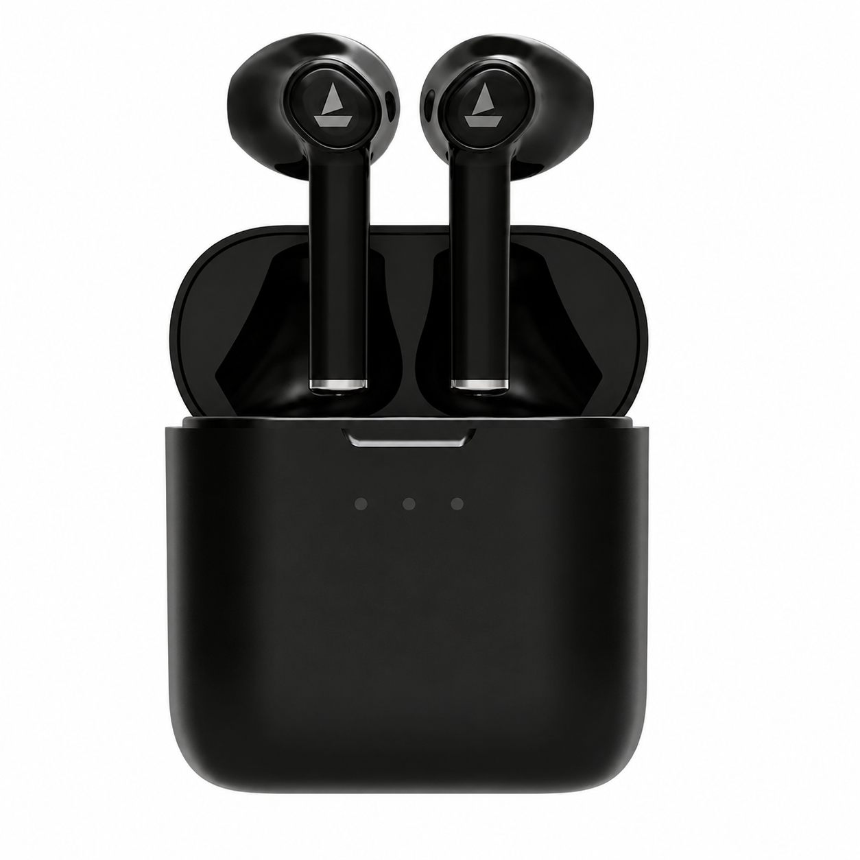 METRON True Wireless Bluetooth Earbuds with Charging Case, HD Stereo Sound, Touch Control, Built-in Mic, Bluetooth 5.3, Deep Bass, Black
