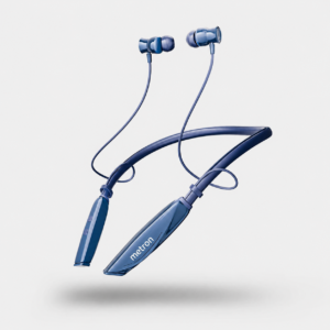 METRON Wireless Bluetooth Neckband Earphones | Magnetic Earbuds | Deep Bass Sound | Long Battery Backup | Bluetooth Headset with Mic