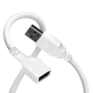 METRON USB Extension Cable Male to Female | High-Speed Data Transfer & Charging Extension Cable