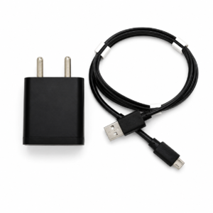 METRON 2.5A Fast Mobile Charger with Micro USB Cable | USB Wall Charger Adapter | Fast Charging Charger Combo for Android Smartphones | Black