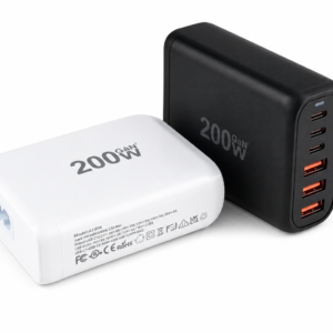 Metron 200W Fast Charging Adapter | Multi-Port USB Charger | Universal Mobile & Tablet Charger