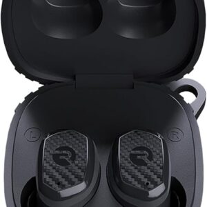 Metron True Wireless Bluetooth Earbuds with Premium Carbon Fiber Design, Deep Bass Sound & Fast Charging Case