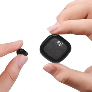 Metron Mini True Wireless Bluetooth Earbuds with LED Battery Display, Touch Control & Charging Case