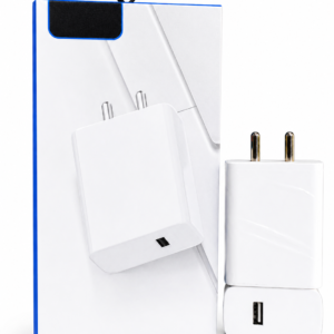 80W Flash Charger 4.0 USB Fast Charging Mobile Charger Adapter | Single USB Wall Charger for Android Smartphones | White