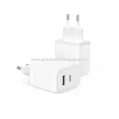 METRON 35W Dual USB-C PD Fast Charger Adapter | Dual Type-C Port Wall Charger | Fast Charging Support for iPhone, Samsung, OnePlus, Xiaomi & More