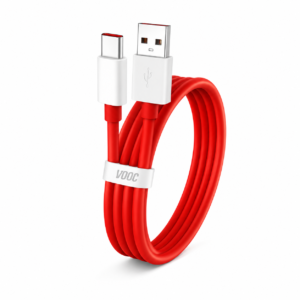 Metron USB Type-C Fast Charging Data Cable | High-Speed Charging & Data Sync Cable | Durable Red Cable for Android Devices
