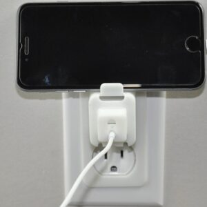 METRON Wall Socket Mobile Charging Holder | Mobile Stand While Charging | Universal Phone Charging Dock