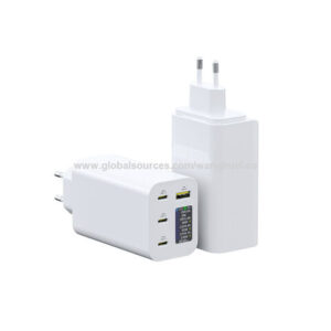 METRON 100W GaN Fast Charger Adapter | 4-Port USB-C + USB-A PD Charger | Multi Device Fast Charging Station for iPhone, Samsung, MacBook, iPad & Laptops