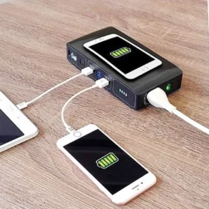 METRON Portable Power Bank with AC Output | Multi-Device Charging Station | High Capacity Backup Battery