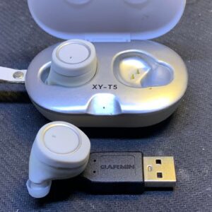 METRON TWS Bluetooth Earbuds | Wireless Stereo Earphones with Charging Case | HD Sound & Touch Control (White)