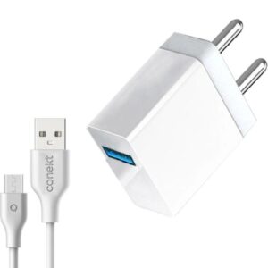 METRON 18W Fast Charging Adapter with Micro USB Cable | USB Wall Charger | Quick Charge Support for Android Smartphones