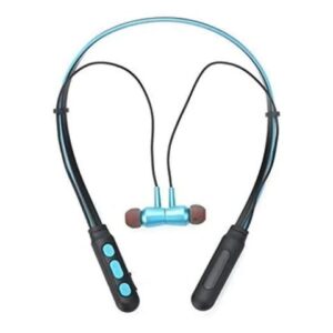 METRON Wireless Bluetooth Neckband Earphones with Magnetic Earbuds | Deep Bass Sound | Built-in Mic | Sports Neckband