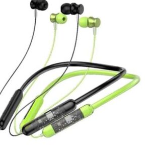 METRON Wireless Bluetooth Neckband Earphones | Magnetic Earbuds | Deep Bass | Sweat Resistant | Long Battery Backup