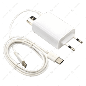 METRON 25W Fast Charger with Type-C to Type-C Cable | USB-C Wall Charger Adapter | Fast Charging Power Adapter for Android Smartphones, Tablets & USB-C Devices | White