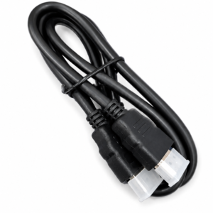 Metron HDMI to HDMI High-Speed Cable | 4K Ultra HD | 1.5 Meter | Gold-Plated Connectors | Black